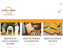 Tablet Screenshot of naturalapiary.com